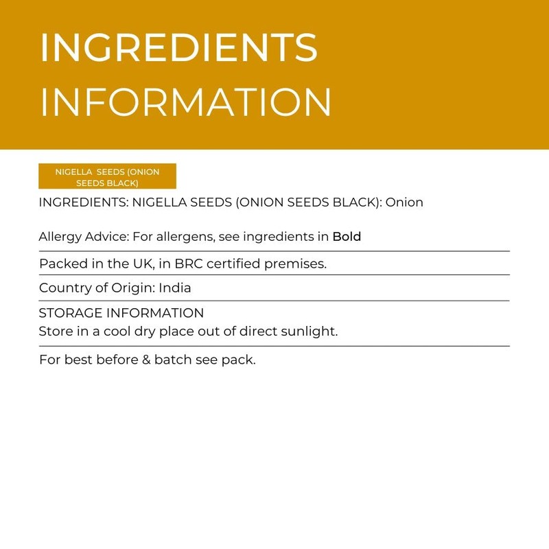 Hides Fine Foods - Nigella Seeds (Black Kalonji) 500g -
