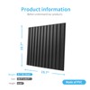 Art3d Slat Wall Panel, 3D Fluted Textured Panel 12-Tile 19.7
