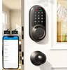 Veise RZ06C Smart Locks for Front Door, 2 Knob Handle