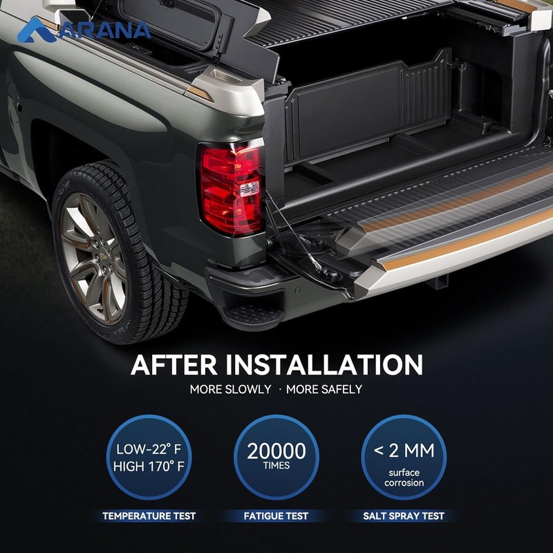 ARANA Tailgate Accessories Assist Fit for Ford Ranger, Tailgate Assist