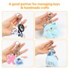 40Pcs Keyring Clip with Key Rings Kit 20 pcs Open