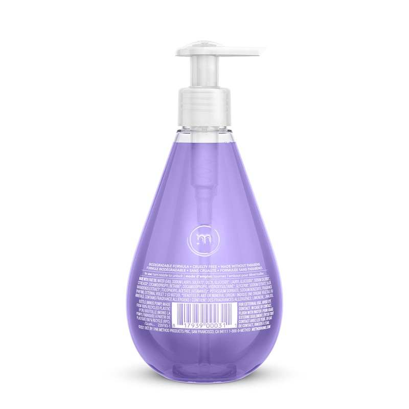 Method Gel Hand Wash, French Lavender, 12 Fl Oz (Pack