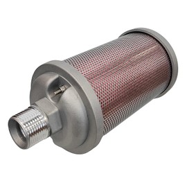 XY-12 Air Compressor Muffler 11/4 "NPT External Thread, Suitable for Compressor Compressed Air Equipment and System Exhaust Noise Reduction XY12 Replacement Parts