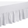 Plain 100% Egyptian Cotton Fitted Valance Sheet | Easy Care