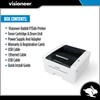 Visioneer Rabbit P35dn Laser Printer, Monochrome USB Office Printer for