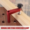 TRUTOPWAY 2 Pack 3/4"(19mm) Stable Fast Hold Bench Dog Hole