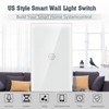 1 Way Smart Touch Switch Voice Control APP Remote Control