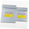 KOMBIUDA Battery Fireproof Bag Gray Safety Sack for Safe Charging