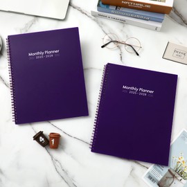 2025-2028 Monthly Planner/Monthly Calendar - 3 Year Monthly Planner 2025-2028, Jul 2025 - Jun 2028, 9" x 11", 36 Monthly Planner with Tabs - Purple