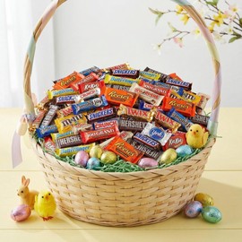 Bulk Chocolate Candy Variety Pack 5 lbs – Candyman Assorted Milk & Dark Mini Chocolate Bars Individually Wrapped – Holiday Candy, Egg Hunt Stuffers, Office Snacks & Party Treats