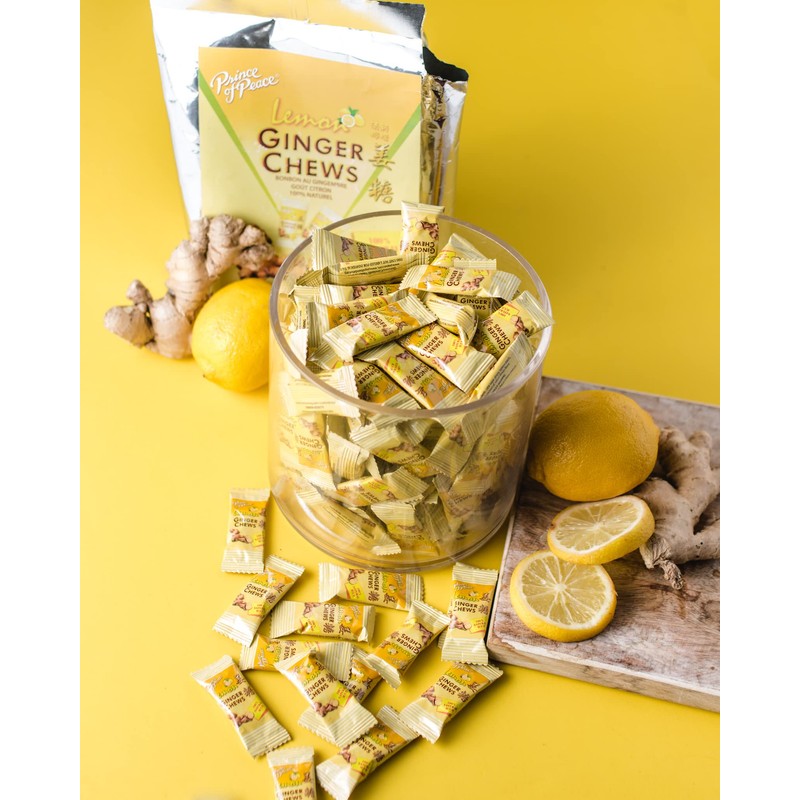 Prince of Peace Ginger Chews with Lemon, 2.2lb/1 kg. –