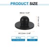 sourcing map 8 Pcs Rubber Feet Replacement Fits 1/4" Hole