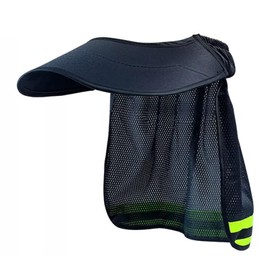 Dekori Helmet Attachment, Safety Helmet, Sun Protection, Sweat Protection, High Visibility, Mesh Visor, Sun Protection Cover, Breathable, Light and Heat Shielding Hat, Sunshade, Reflective Strip