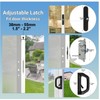 Sliding Door Lock and Handle Set with Key for Sliding