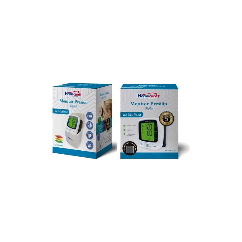 Monitor Presin Arterial Homecare Kf-75dplus Batera Recarg. Blanco