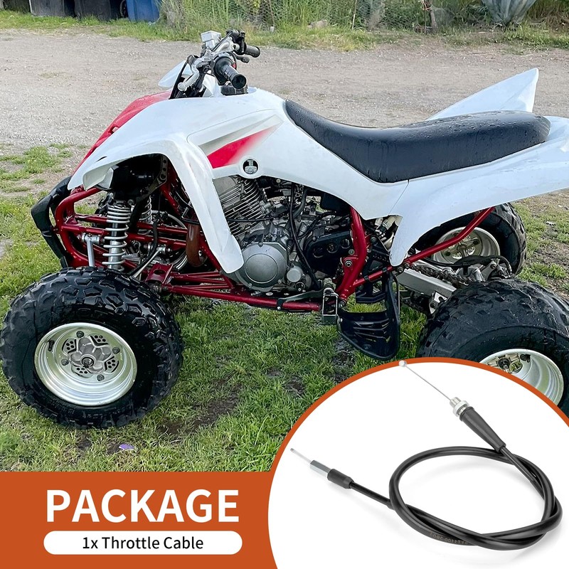 Throttle Cable Compatible with Yamaha Raptor 350 YFM350 2004-2013 5YT-26311-00-00