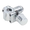 4Pcs Piercing Valve Zinc Alloy Line Tap Valves 3 in