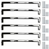 French Furniture Fittings Polished Chrome Kitchen Cabinet D Pull Handles