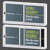 Ideal Security Sliding Window Security Bar or Patio Door Window