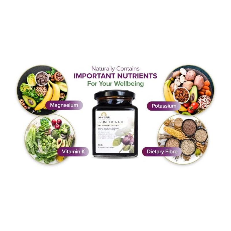 100% Natural Prune Extract – Gentle Constipation Relief & Digestive