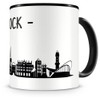 Samunshi® Rostock Skyline Coffee Cup / Tea Cup Height 95