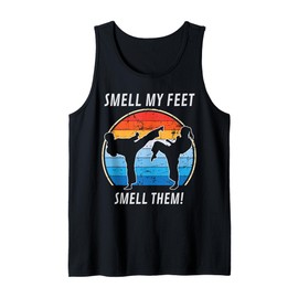 Cool Karate Gifts For Boys Girls Funny Smell My Feet Karate Tank Top