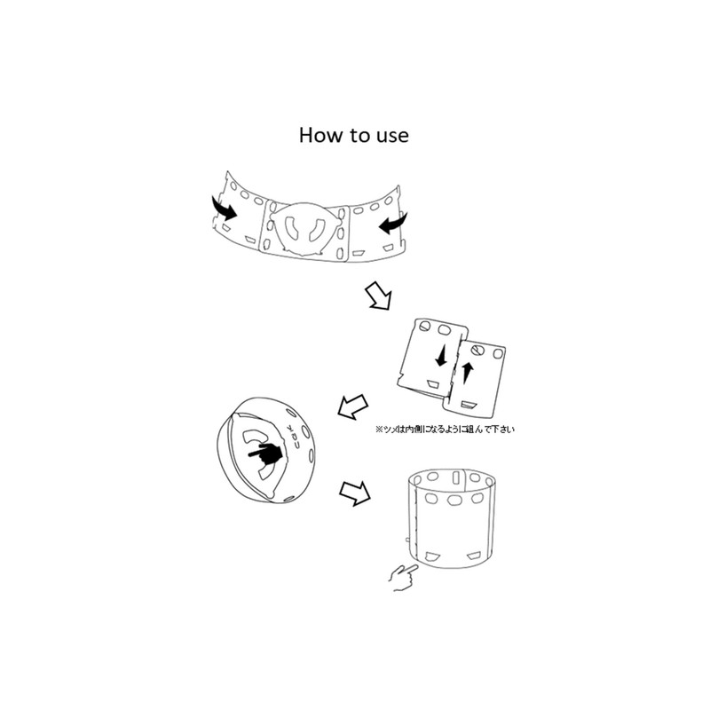 CGK CGK-2240 Wood Stove S Ultralight Stainless Steel Wood Stove