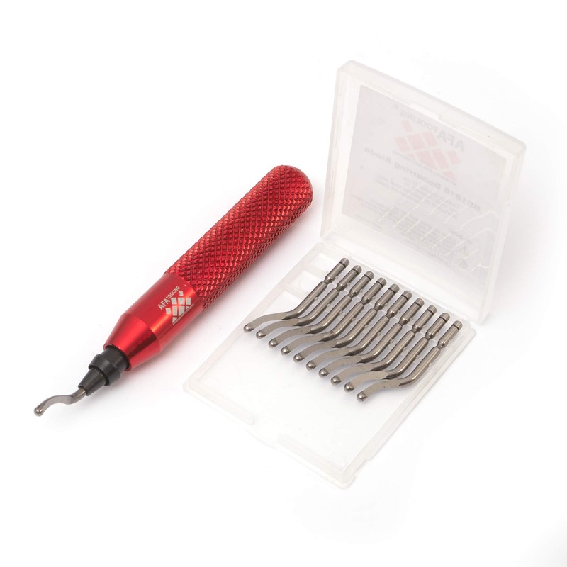 AFA Tooling Deburring Tool Kit with 11 High Speed Steel