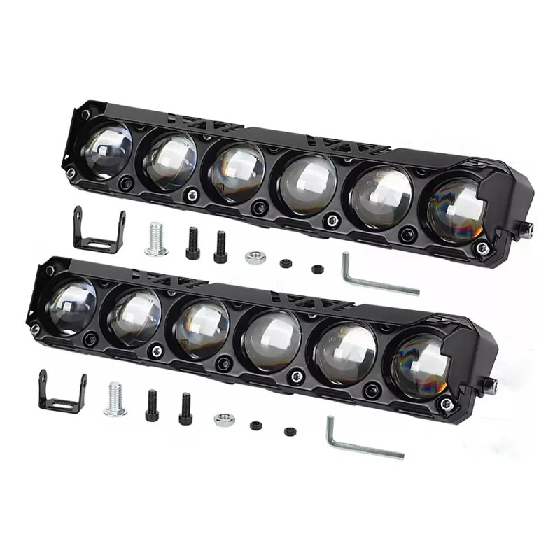 Par Faros De Lupa 460w 4 Modos Con Estrobo Para