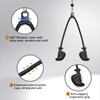 DASKING Ergonomic Triceps Rope Pull Down Attachment, Tricep Rope LAT