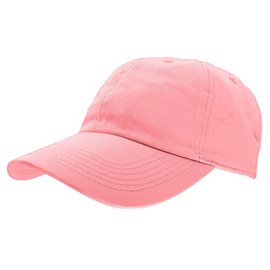 Gelante Baseball Cap Dad Hat 100% Cotton Polo Style Plain Blank Adjustable Size. 1812-LightPink-1PC