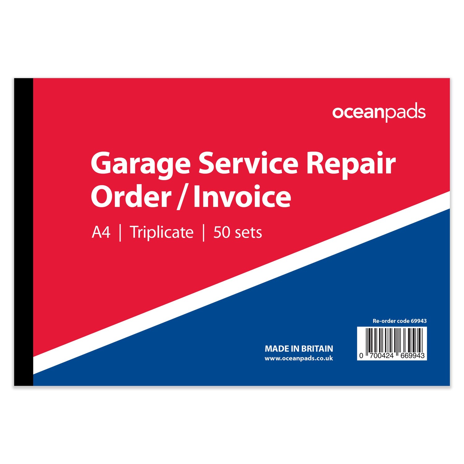 Garage Service Repair Order Invoice Book is Designed for Detailing All ...