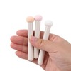 Concealer Round Brush Sponge Makeup Tip Face Brush Base Brush Beige 10ea