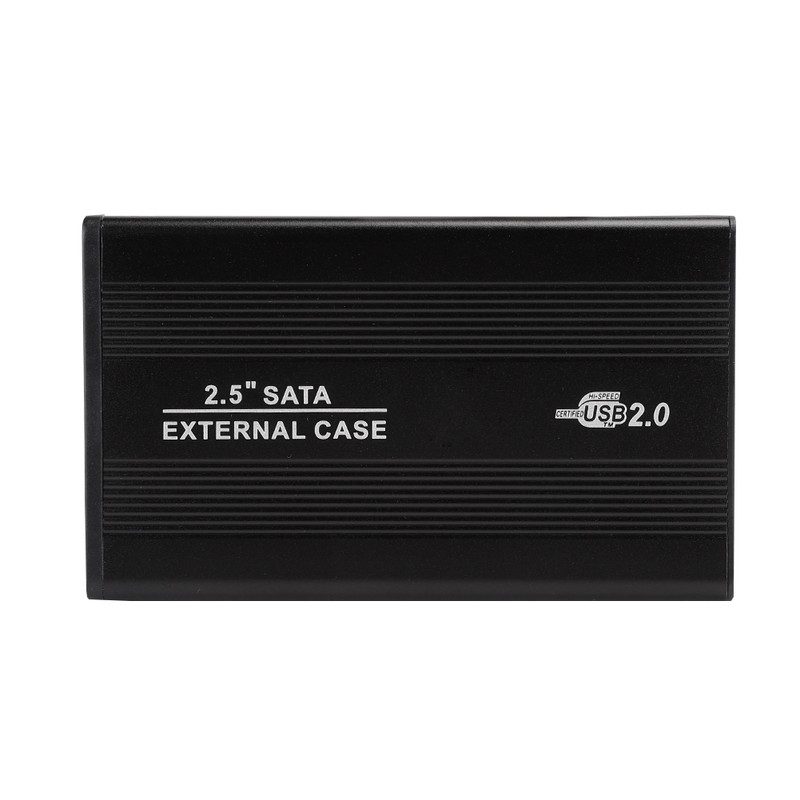 2.5in Hard Disk Box Aluminum Alloy External Case USB 2.0