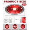 Therwen 25 Pcs Diamond Saw Blade Bulk 4.5 Inch Thin
