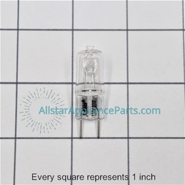 Allstar Appliance Parts 383EW1A077D Microwave Halogen Light Bulb