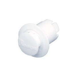 KUNIMORI 63079-1010-WH Pan Lock, φ0.4 inches (10 mm) x L10 mm White