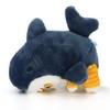 CNAANA Kawaii Shark Cat Plush Toy Stuffed Animal Doll, Soft