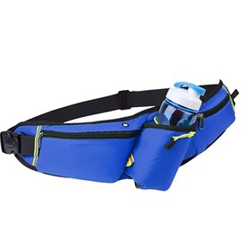 Running Bag, Running Pouch, Easily Stores Plastic Bottles and Water Bottles, Fits Smartphones and Small Items, Fits Perfectly to Your Body and Makes You Want to Move, blue, Free size