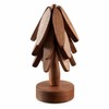 Tree Design Wooden Trivet Set for Hot Dishes – Decorative
