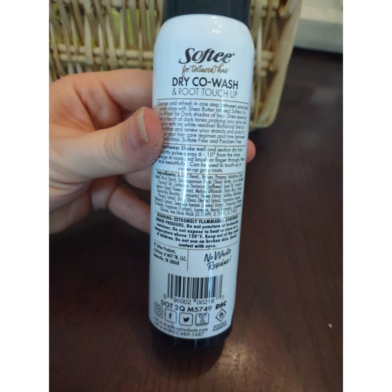 Softee For Textured Hair Dry Co-Washv& Root Touch Up A