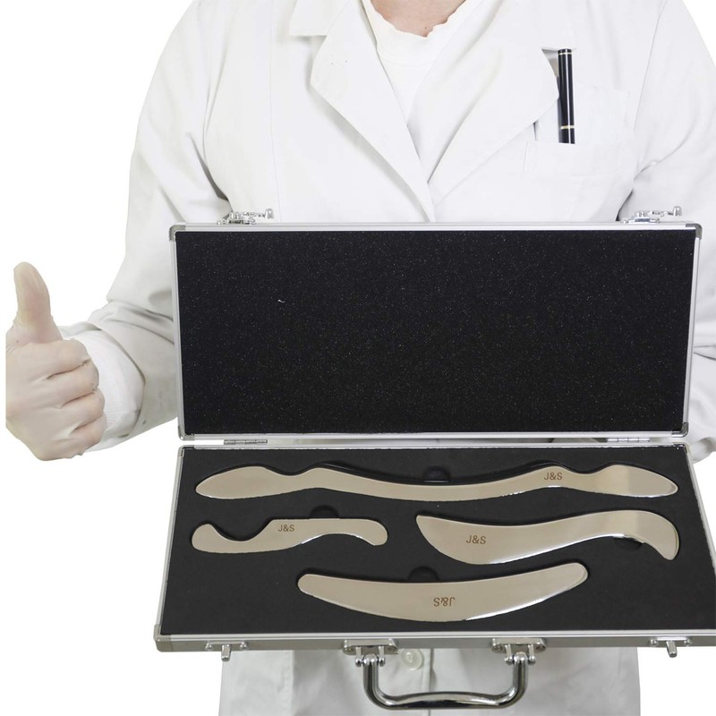 JustSun Stainless Steel Gua Sha Scraping Massage Tool -Medical Grade