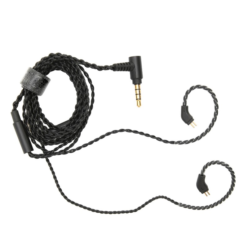 Earbuds Upgrade Cable 0.78mm 2 Pin 3.5mm Elbow Plug Pluggable