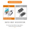 2Pcs Never Fade LED Door Light Logo Projection, Ghost Shadow
