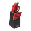 Oster Lindbergh 14 Piece Cutlery Set, Red
