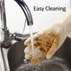 BOOMJOY 3 Pairs Cleaning Gloves, Nitrile Rubber Kitchen Gloves Heavy