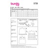 Burda Easy Sewing Pattern #5726 Women's Mini Skirts with Zip