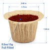 Haetyly 2 Pack Reusable K Cups with 100 Count Natural