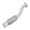 Exhaust Flex Ripple Pipe, Universal Aluminum Alloy Exhaust Pipe for