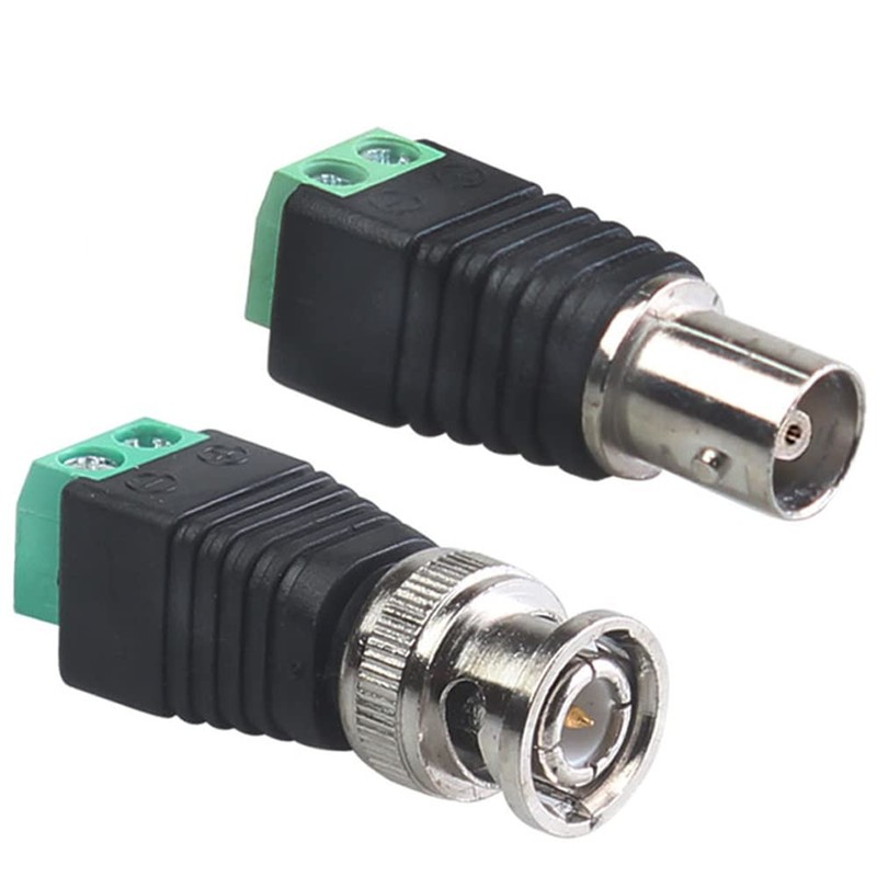 Greluma BNC Female Balun Plug and Camera Connection Adapter for